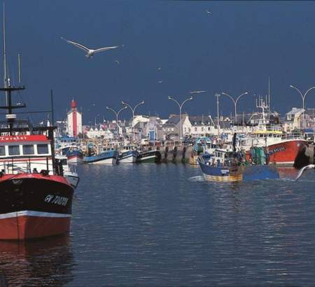 Bateaux dans le port du Guilvinec